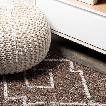 Carwa Tribal Diamond Trellis Indoor/outdoor Area Rug